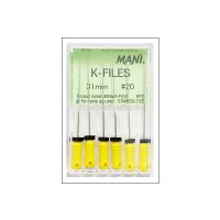 Mani K Files 31mm #20 Dental Endo